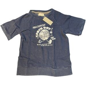 Miki Miette Boys Navy Blue Earth Day T Shirt NWT 6Y‎
